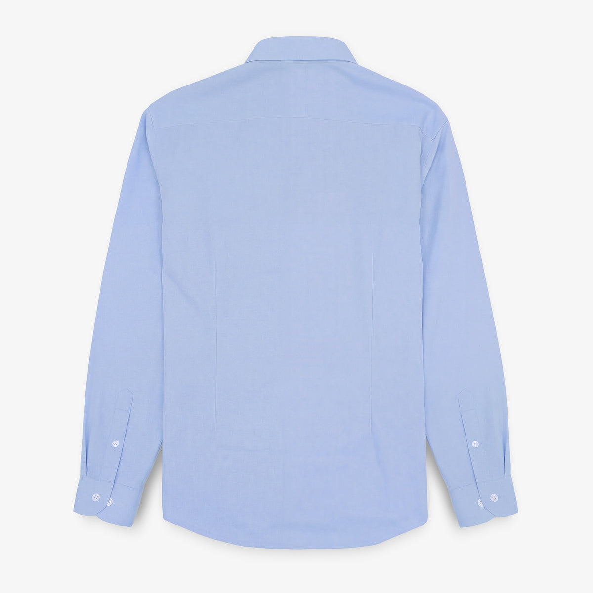 Camicia a maniche lunghe in cotone azzurro
