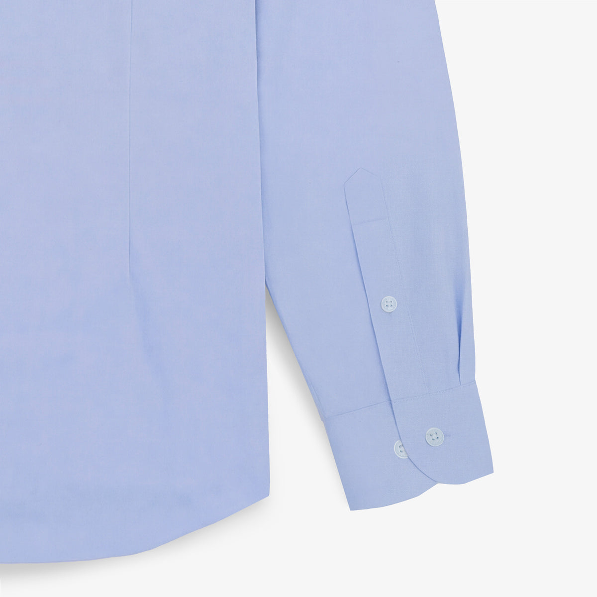 Camicia a maniche lunghe in cotone azzurro