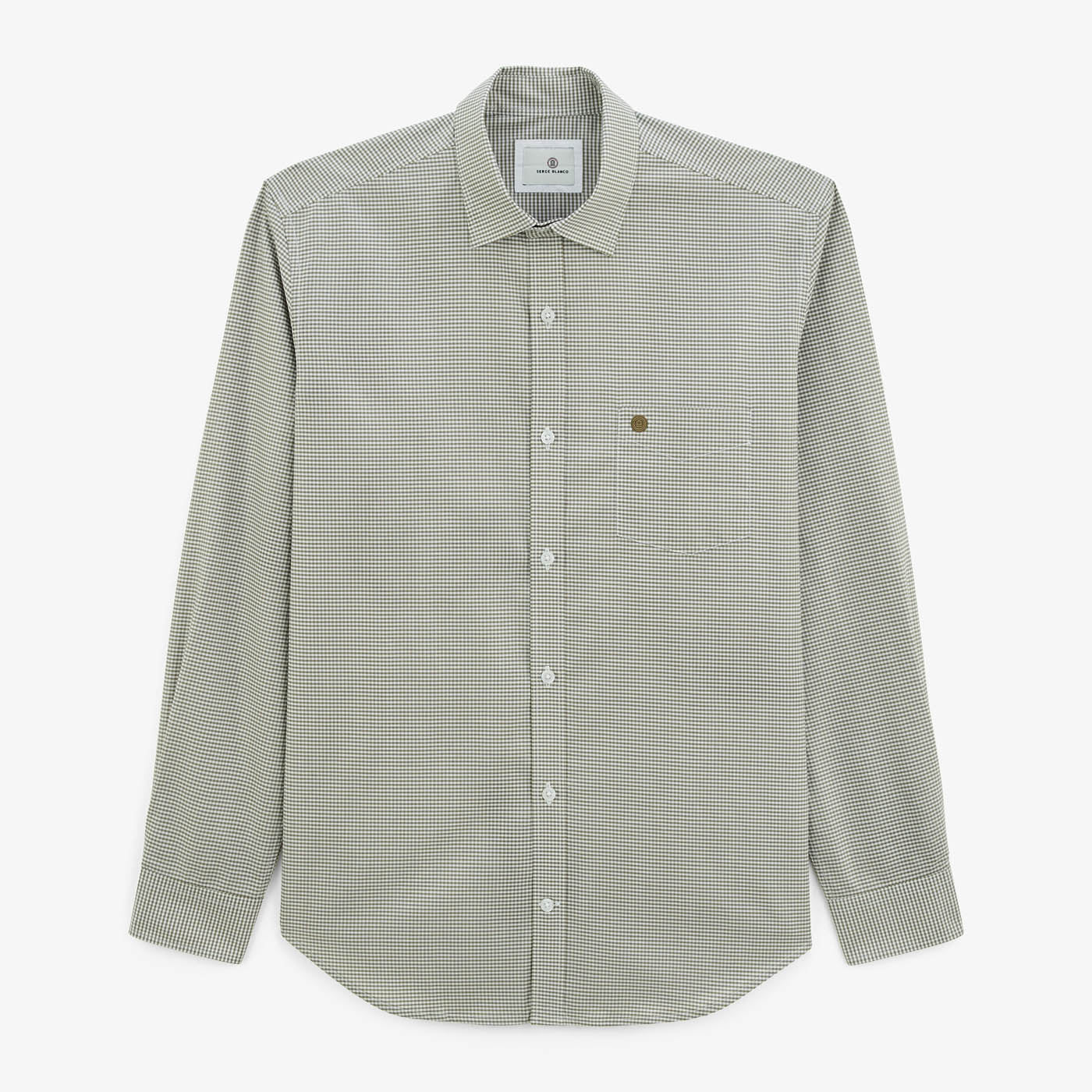 Camisa Clément cuadros vichy teca