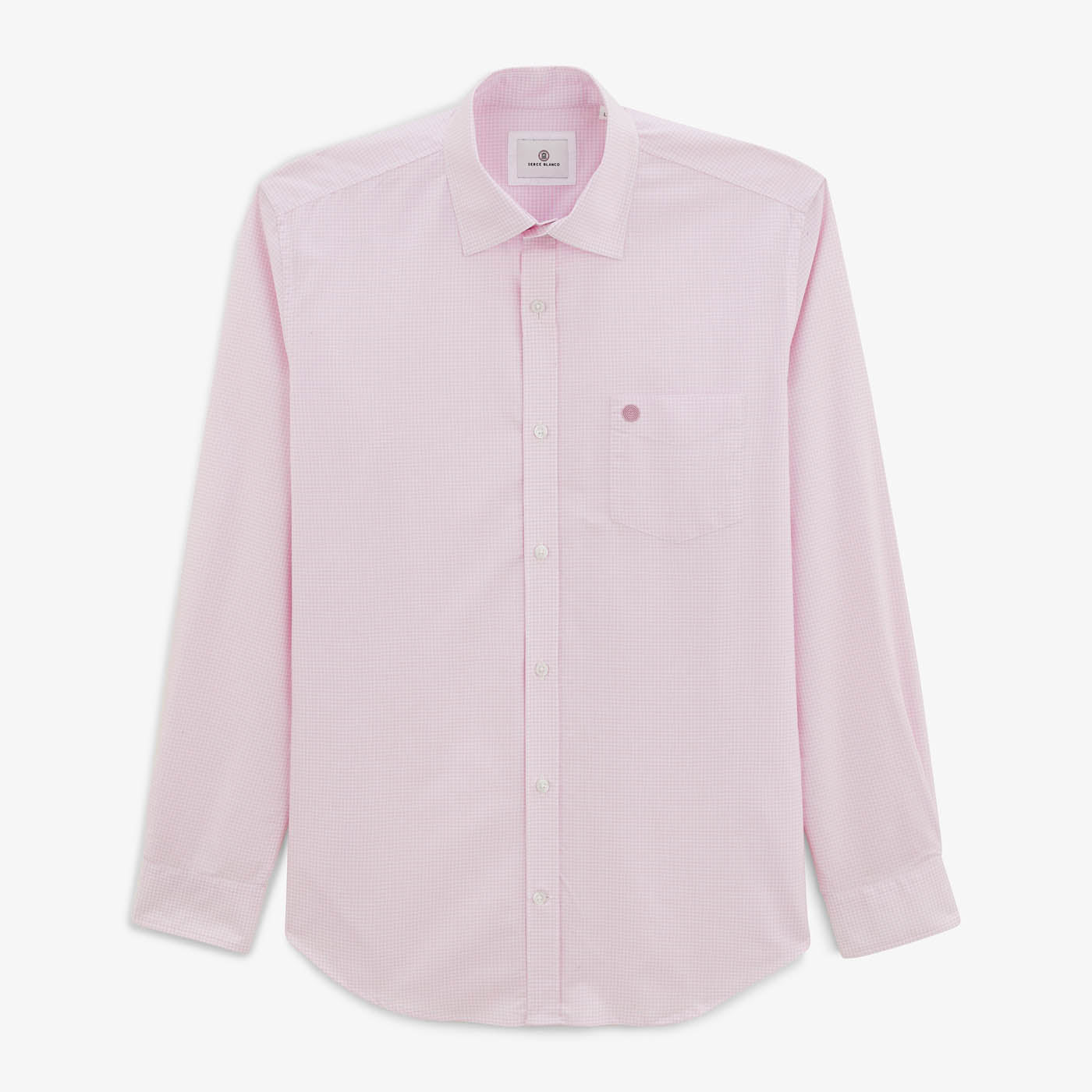 Camisa Clément de cuadros vichy rosas