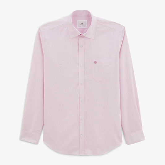 Clément shirt in pink gingham checks