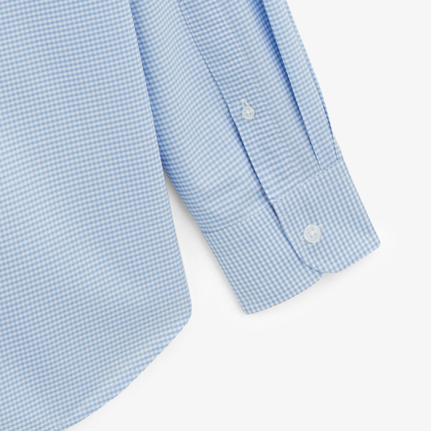 Chemise Clément à carreaux vichy bleue