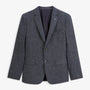 Blazer laine mélangée encre