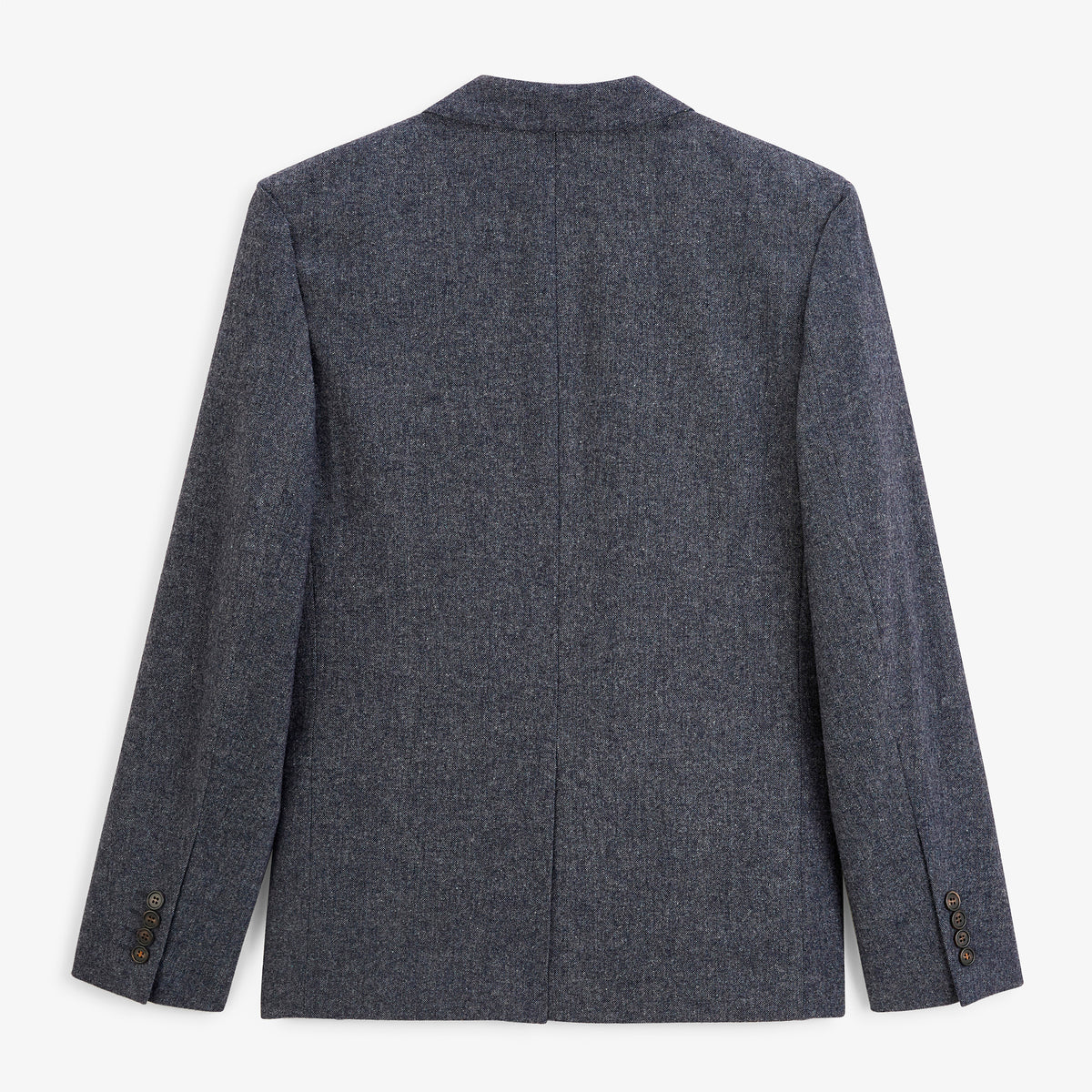 Blazer laine mélangée encre