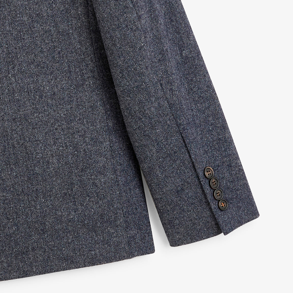 Blazer laine mélangée encre