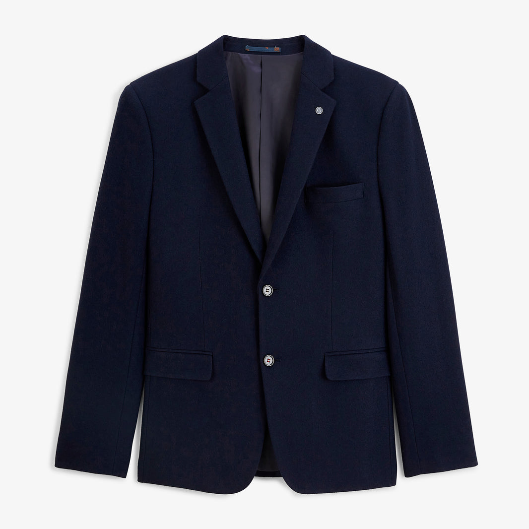 Blazer Henri en laine bleu marine