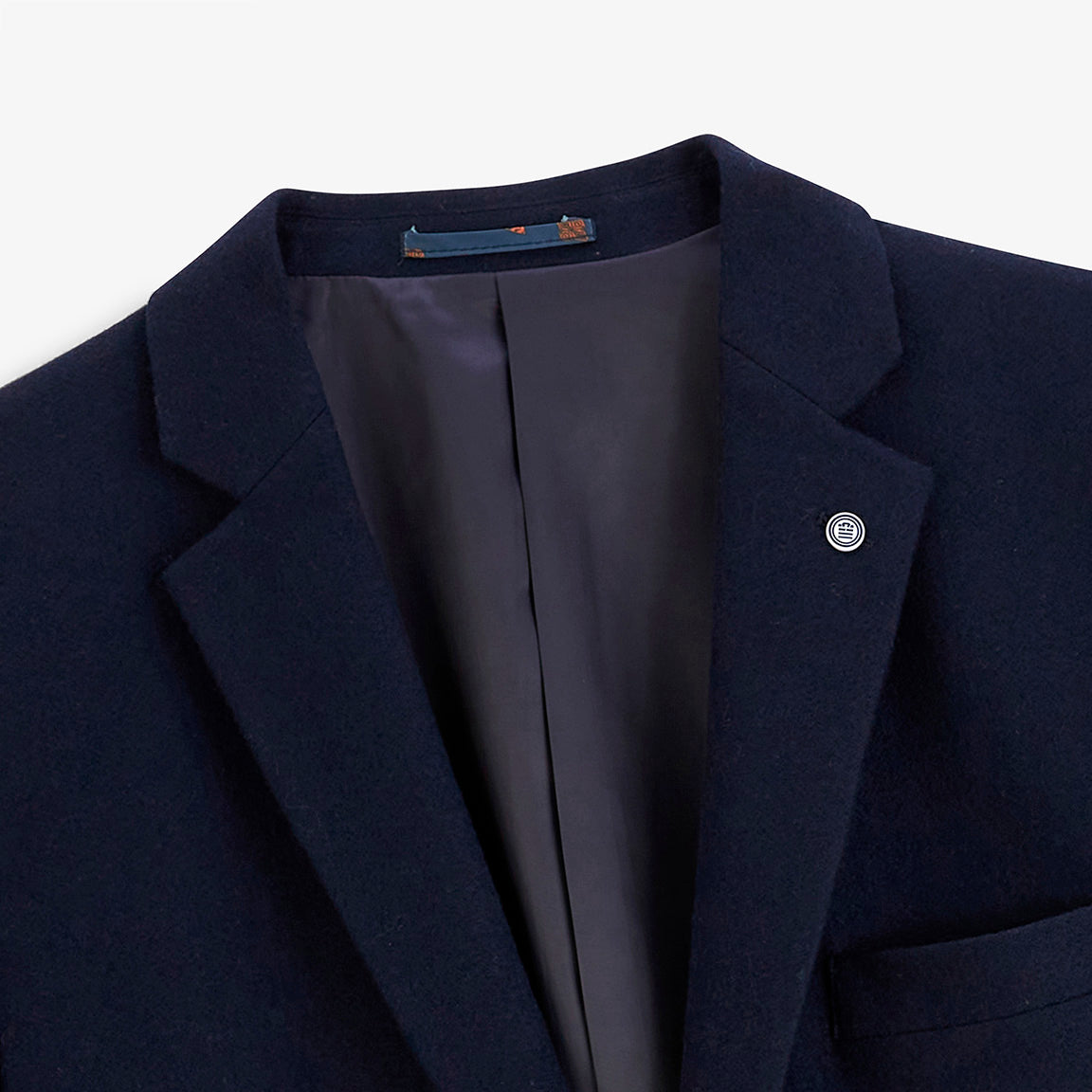 Blazer Henri en laine bleu marine