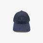 Casquette baseball avec rayures en laine bleu marine homme SERGE BLANCO