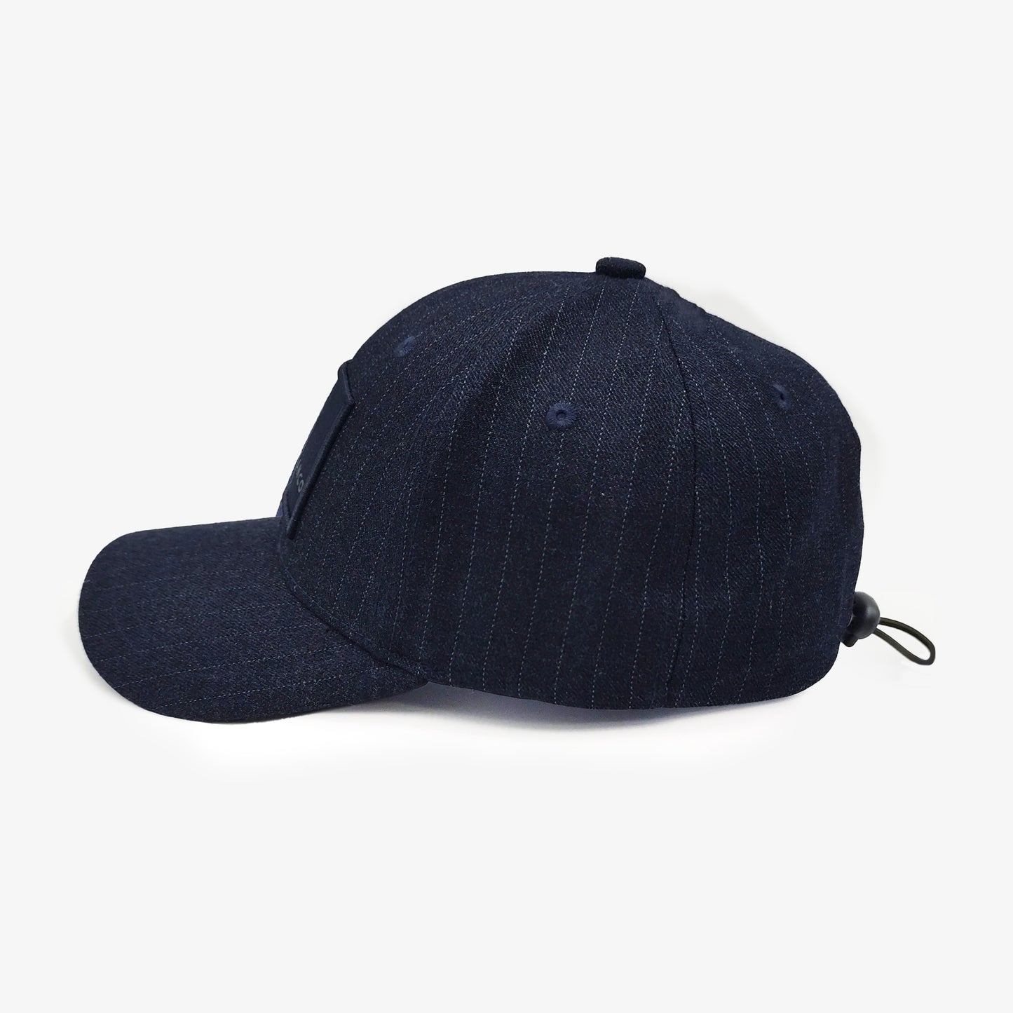 Casquette baseball avec rayures en laine bleu marine homme SERGE BLANCO