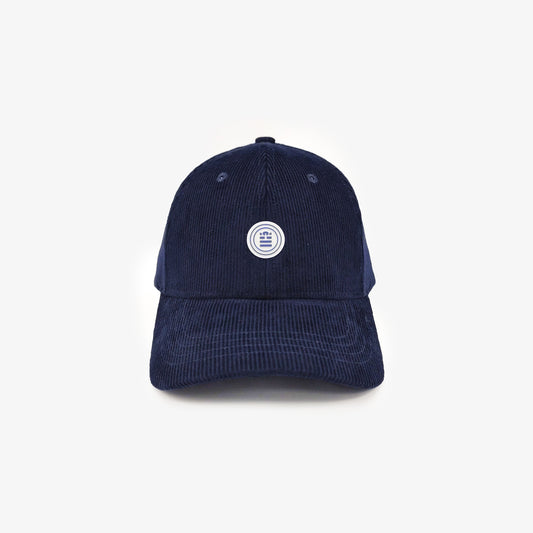 Casquette en coton velours bleu marine homme SERGE BLANCO