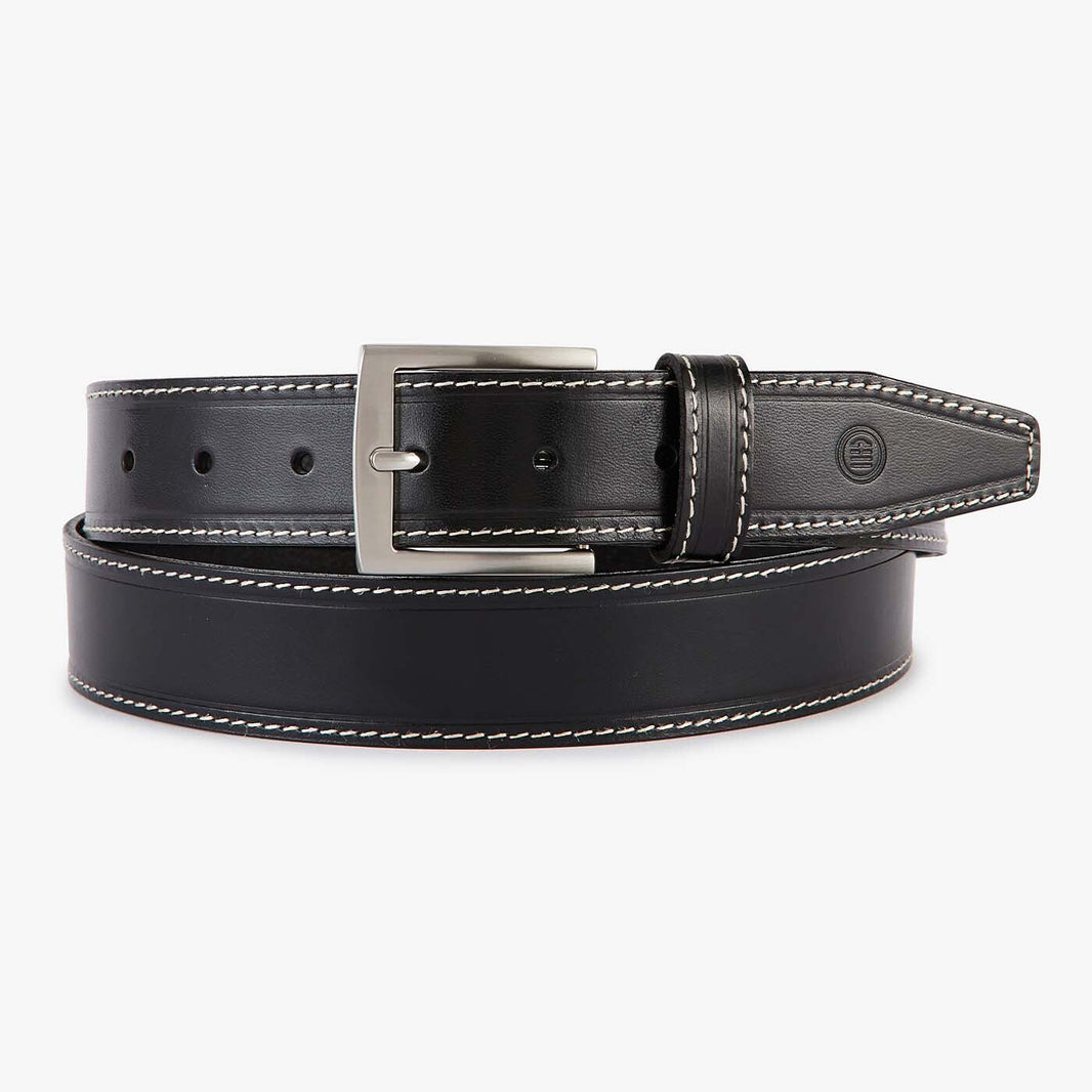 Cintura in pelle nera