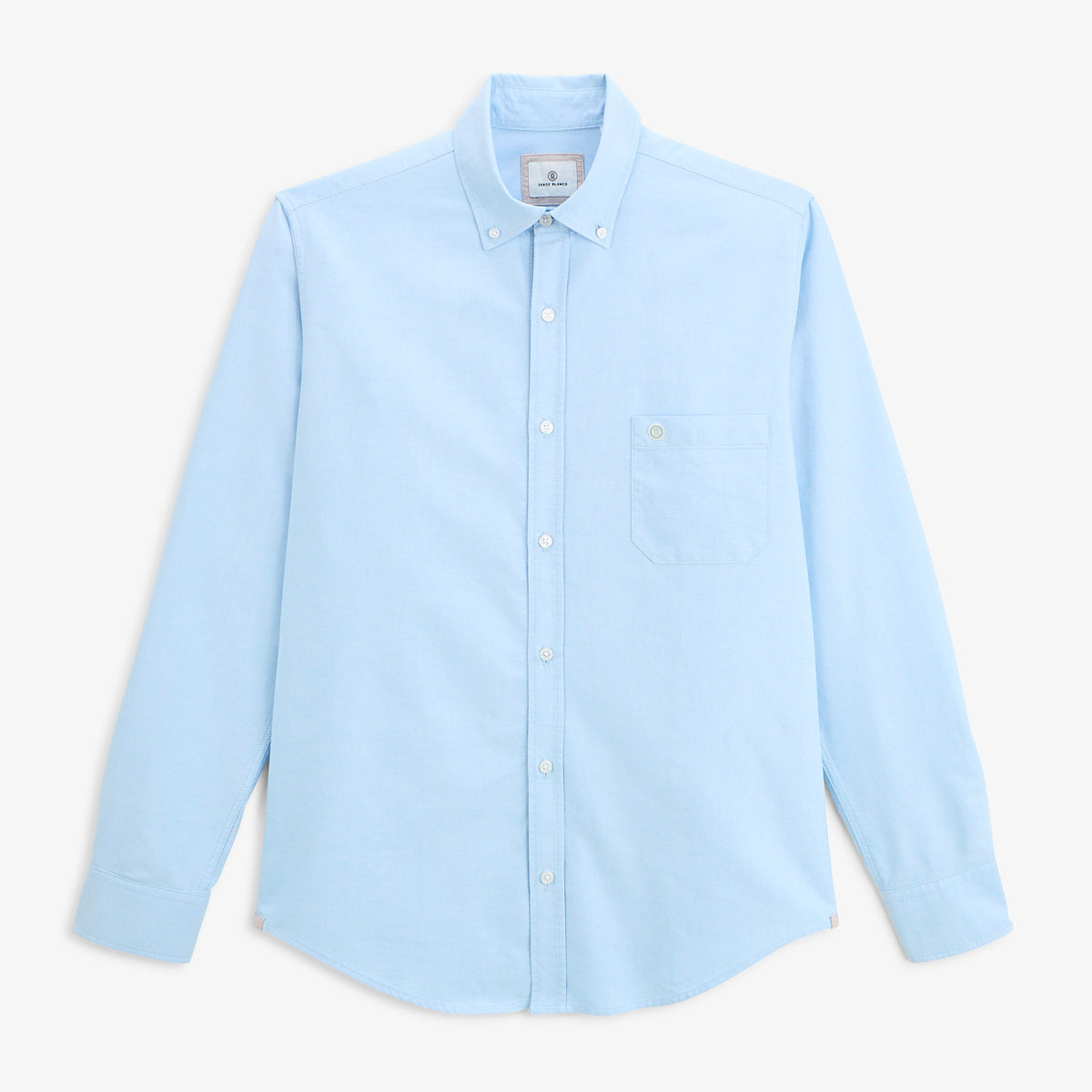 Chemise manches longues Oxford sangle SB bleu ciel HOMME SERGE BLANCO