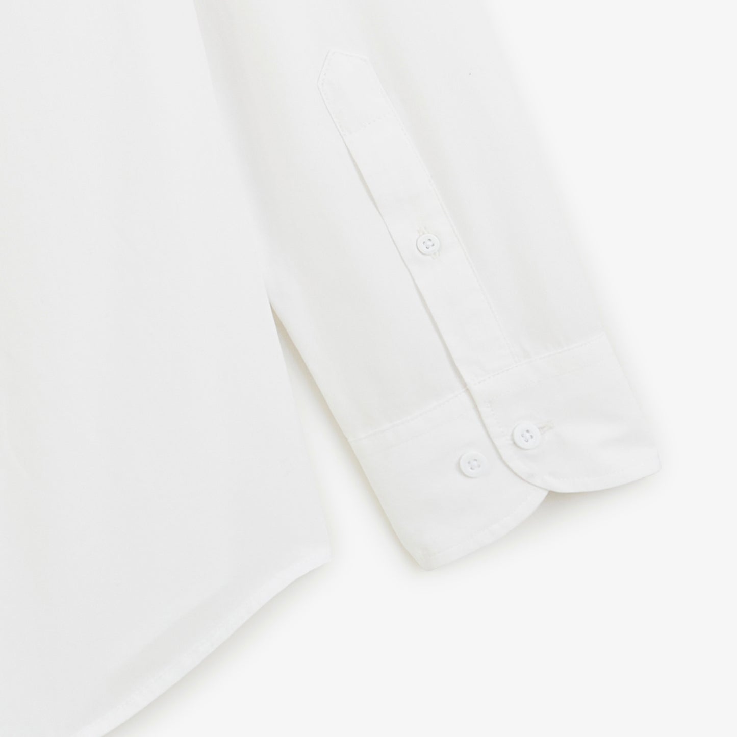 Chemise manches longues popeline de coton blanchomme serge blanco
