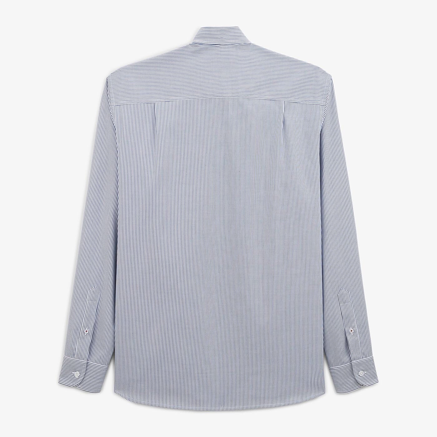 Chemise rayée bleu marine