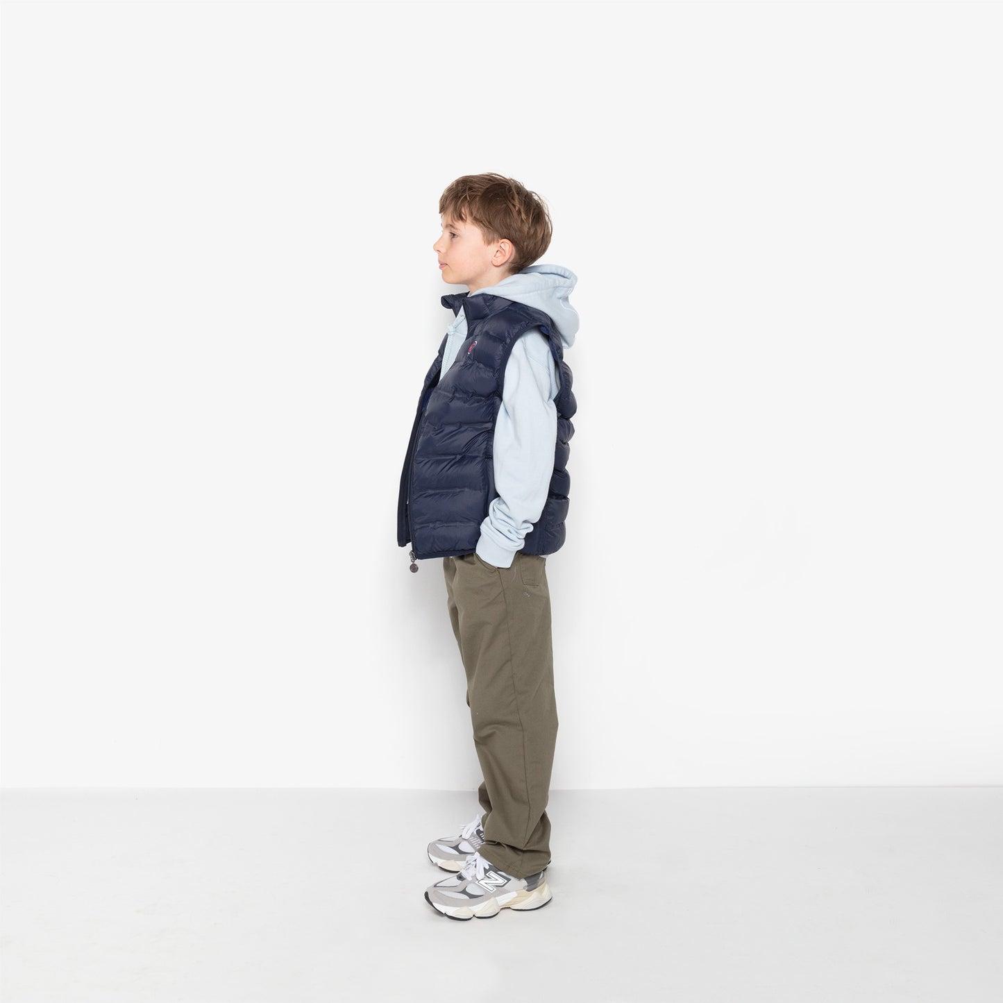 Doudoune Piumino Junior Sans Manches Bleu Marine SERGE BLANCO