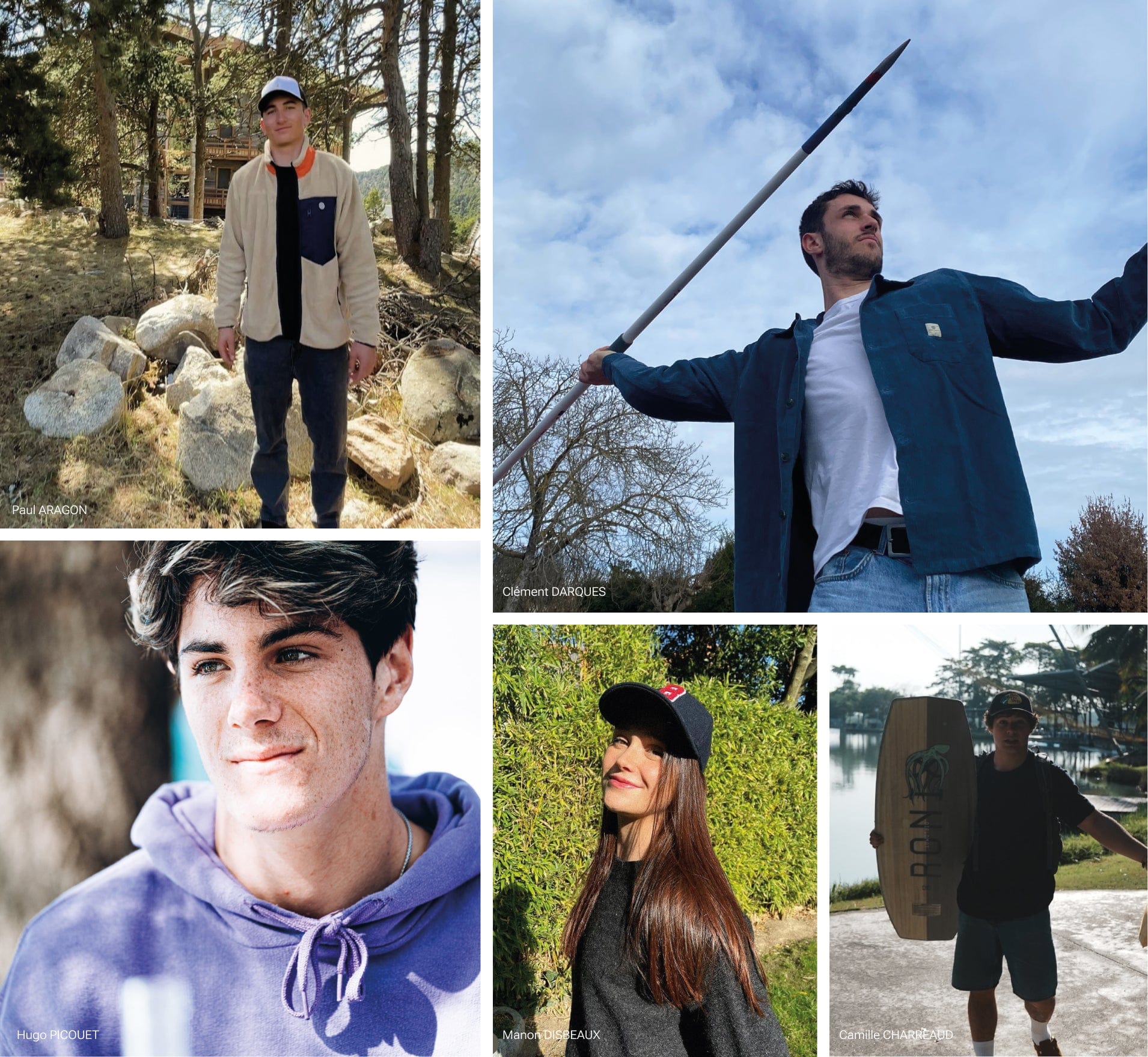 Les athlètes de la Play Academy — ski, javelot, natation synchronisée et wakeboard