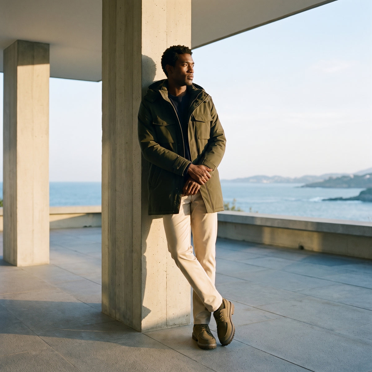 Military green Laurent winterparka