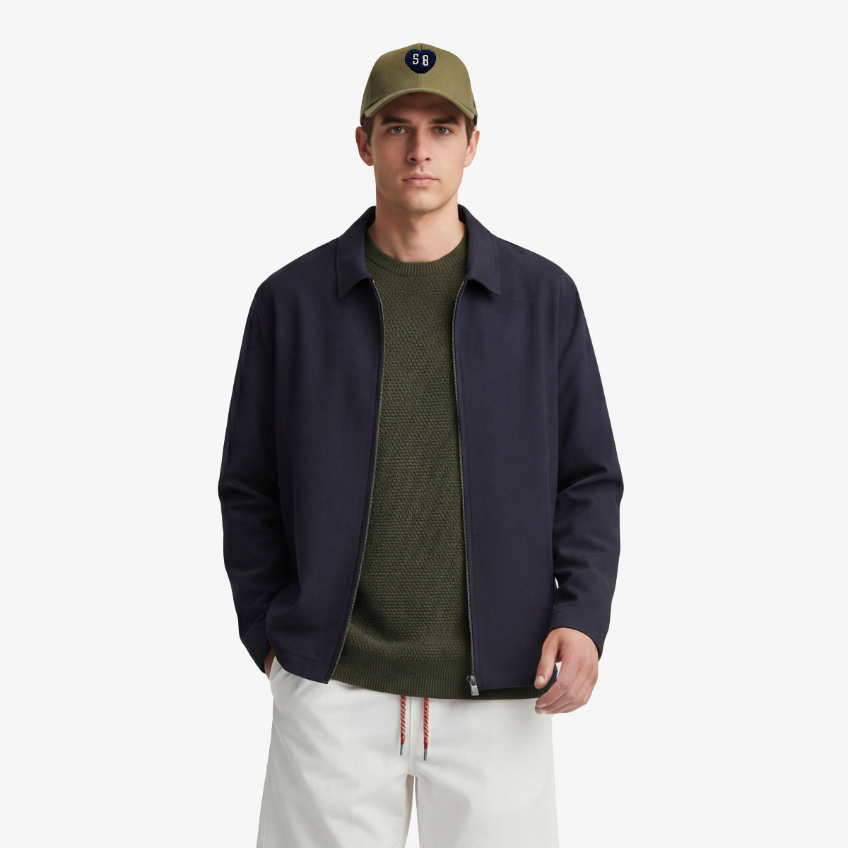 Navy Blue Delta Jacket