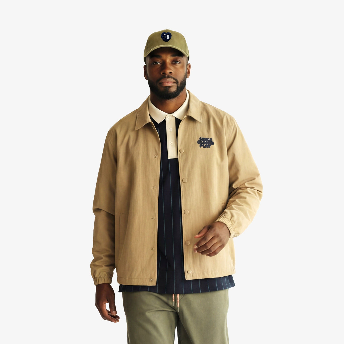 Parka Diego beige en coton