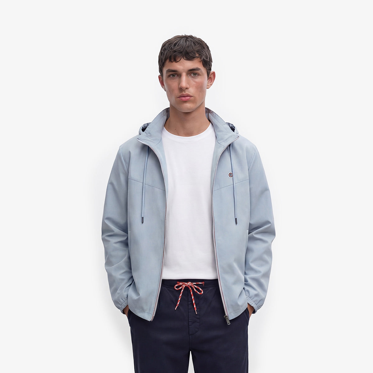 Parka Stormy impermeabile azzurro