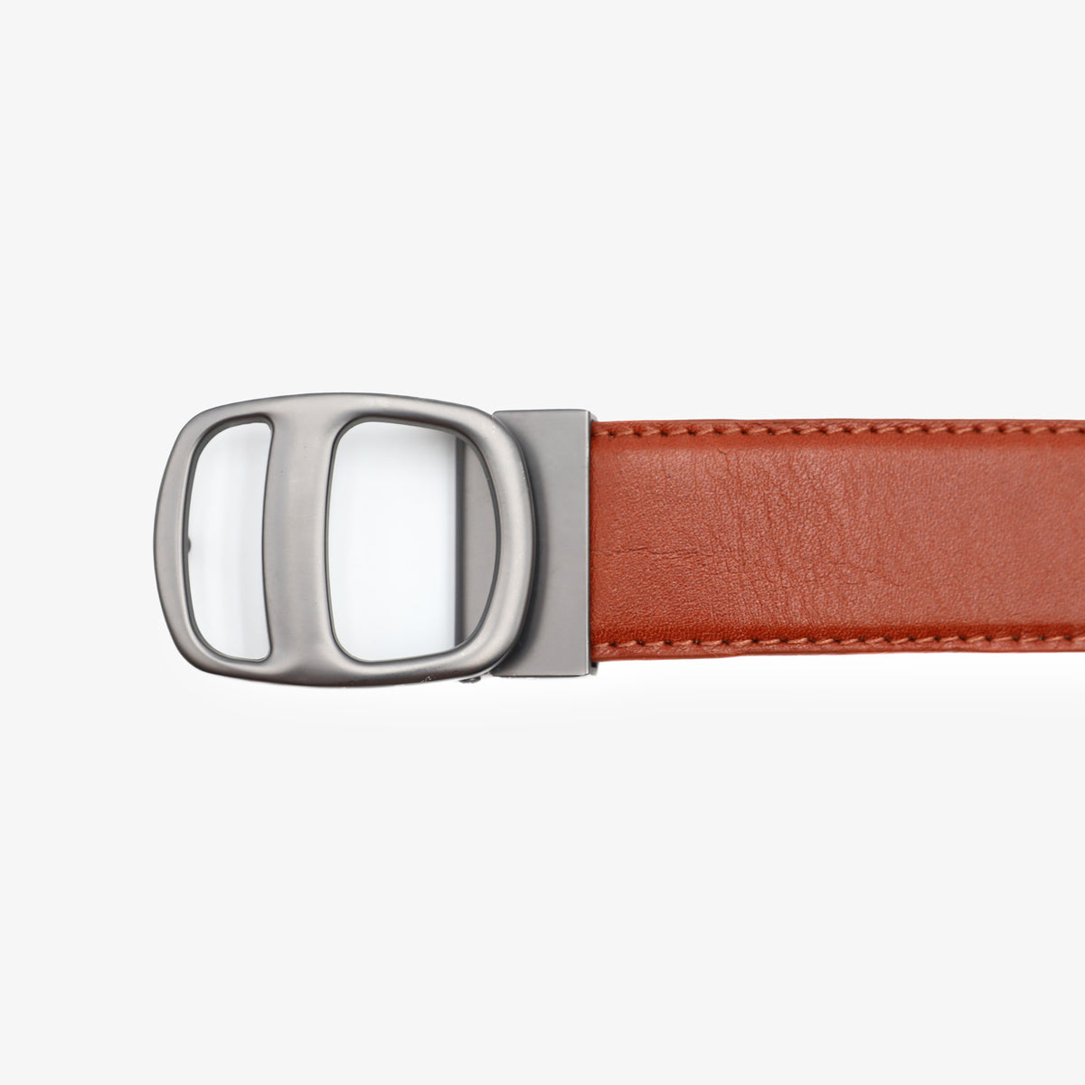 Cognac reversible leather belt