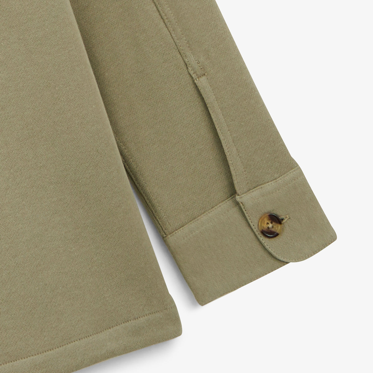 Dave light khaki fleece jacket