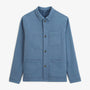 Veste worker Wendel chevron coton bleu lupin