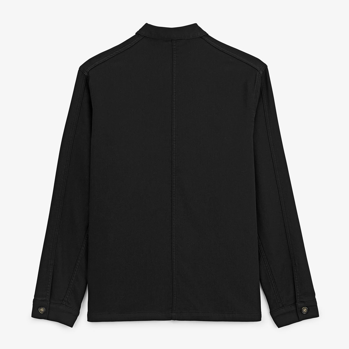 Veste worker Wendel chevron coton noir