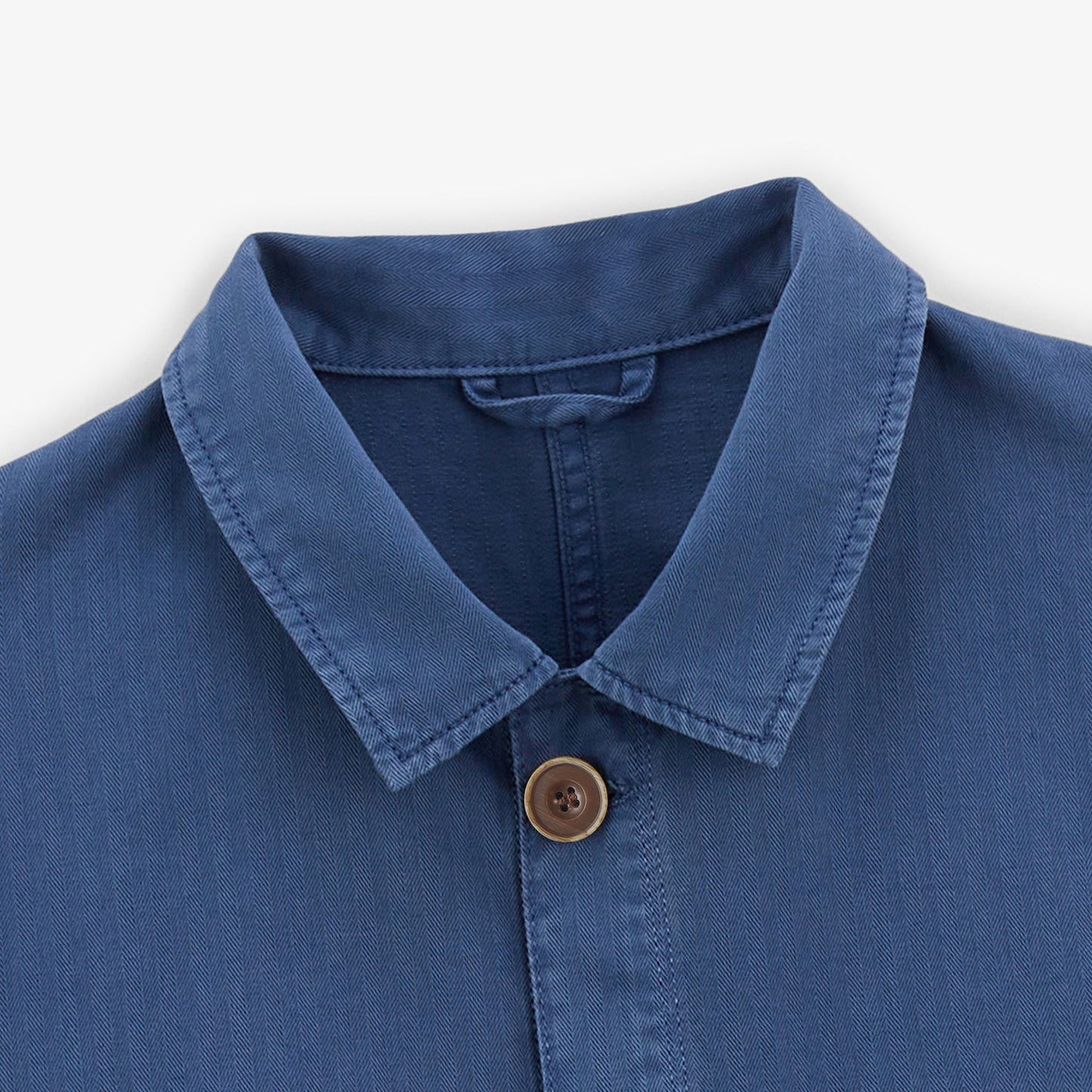 Wendel worker jacket in nation blue herringbone