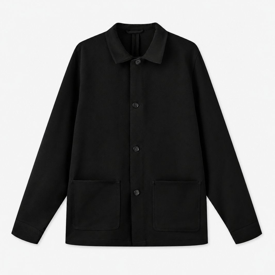 Veste worker Wael stretch noire