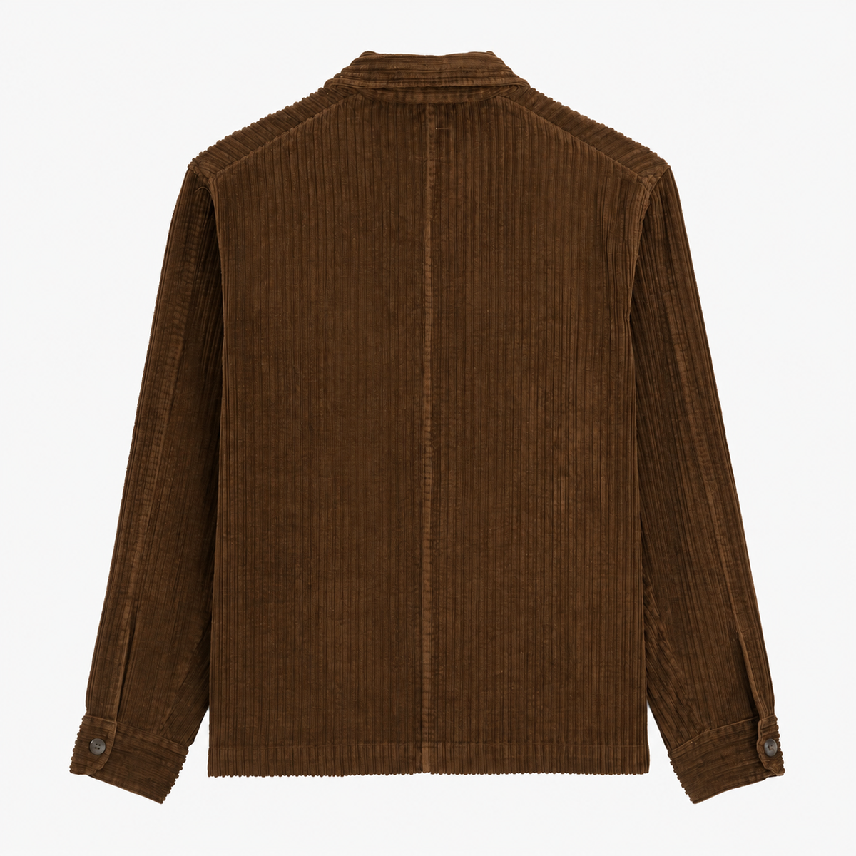 Veste worker Wael velours côtelé marron brownie