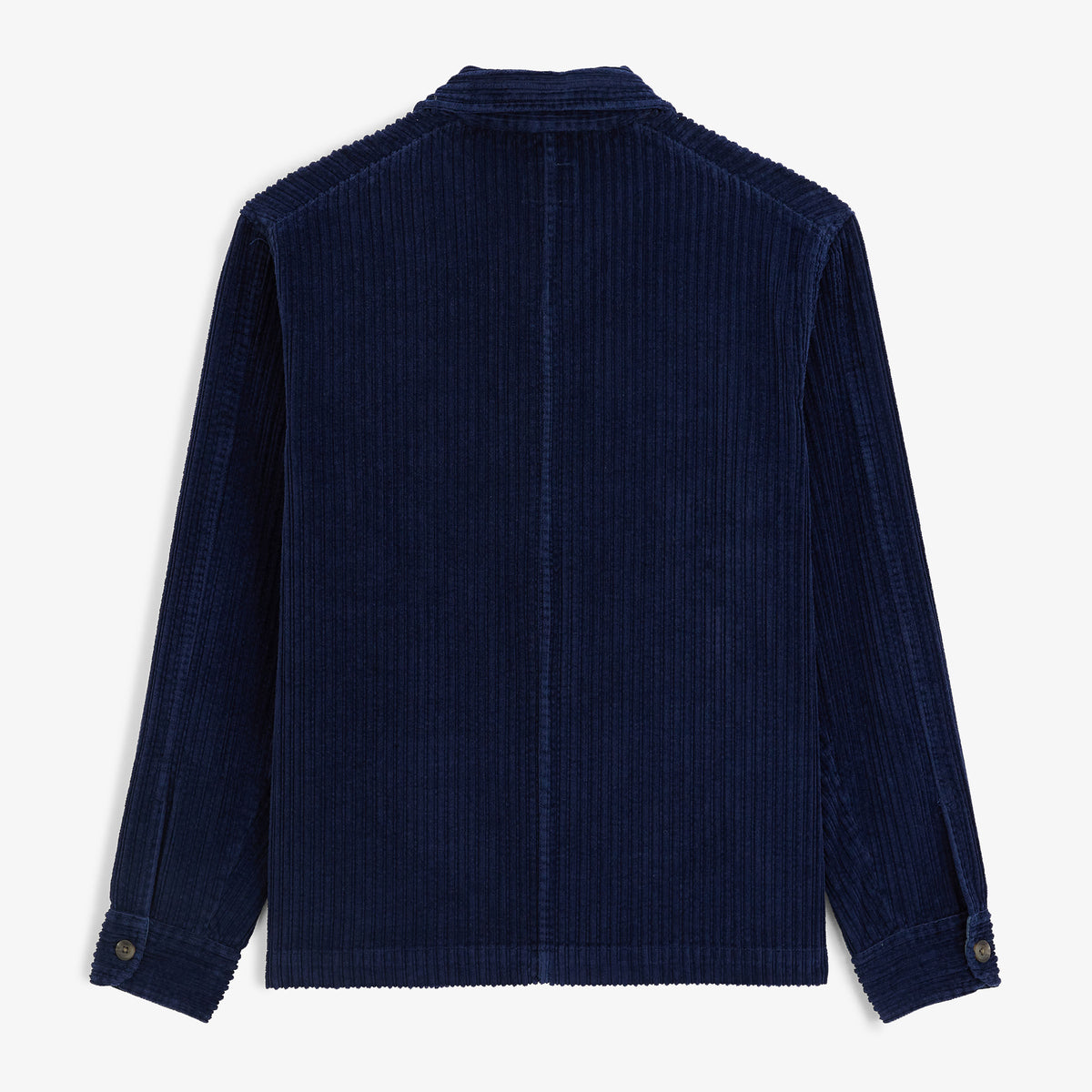 Veste worker Wael velours côtelé bleu marine