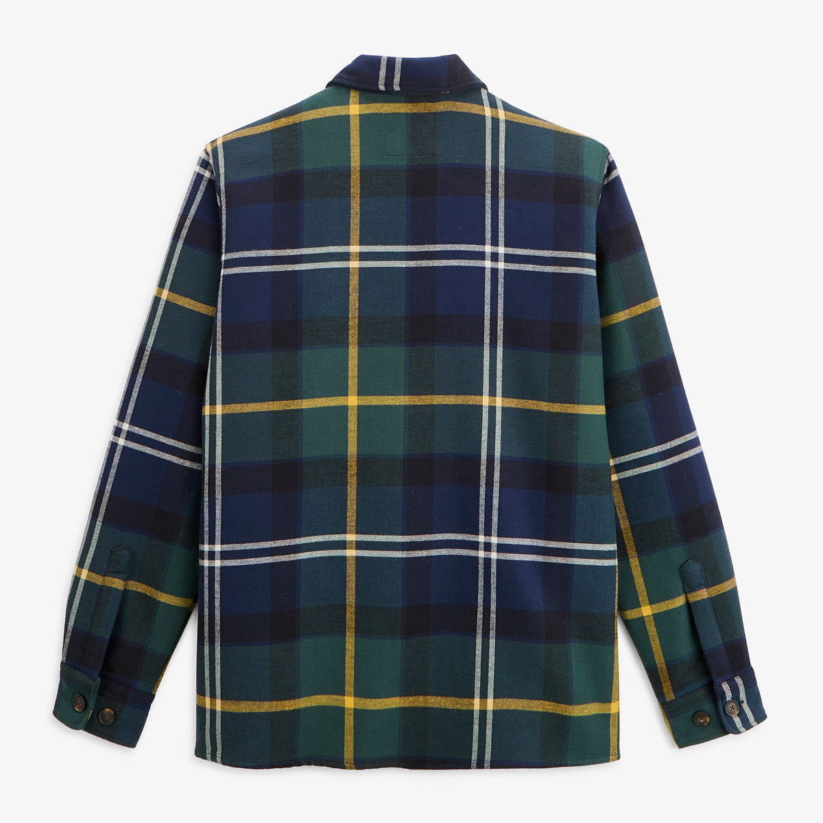 Veste worker Wael carreaux vert pivert