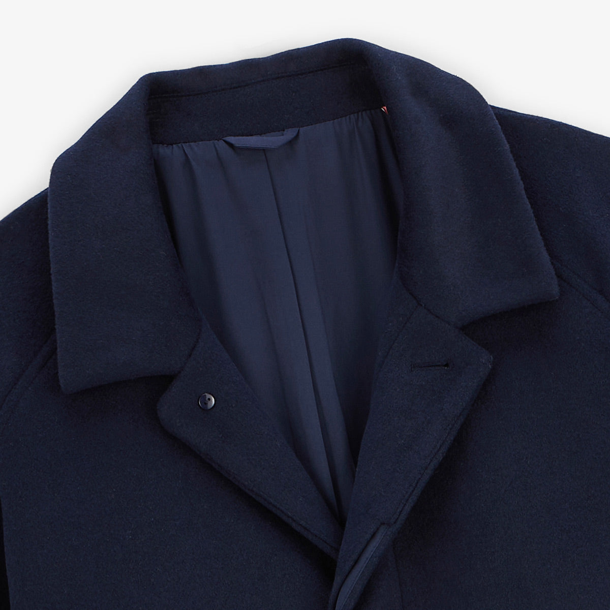 Manteau Dante bleu foncé en laine homme SERGE BLANCO