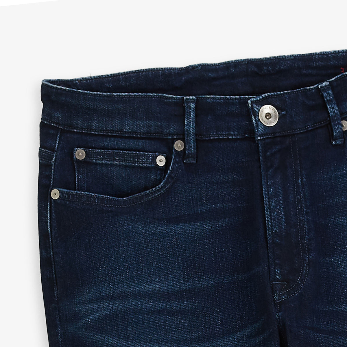 Jean 325 slim en denim stretch Powertwist bleu foncé délavé