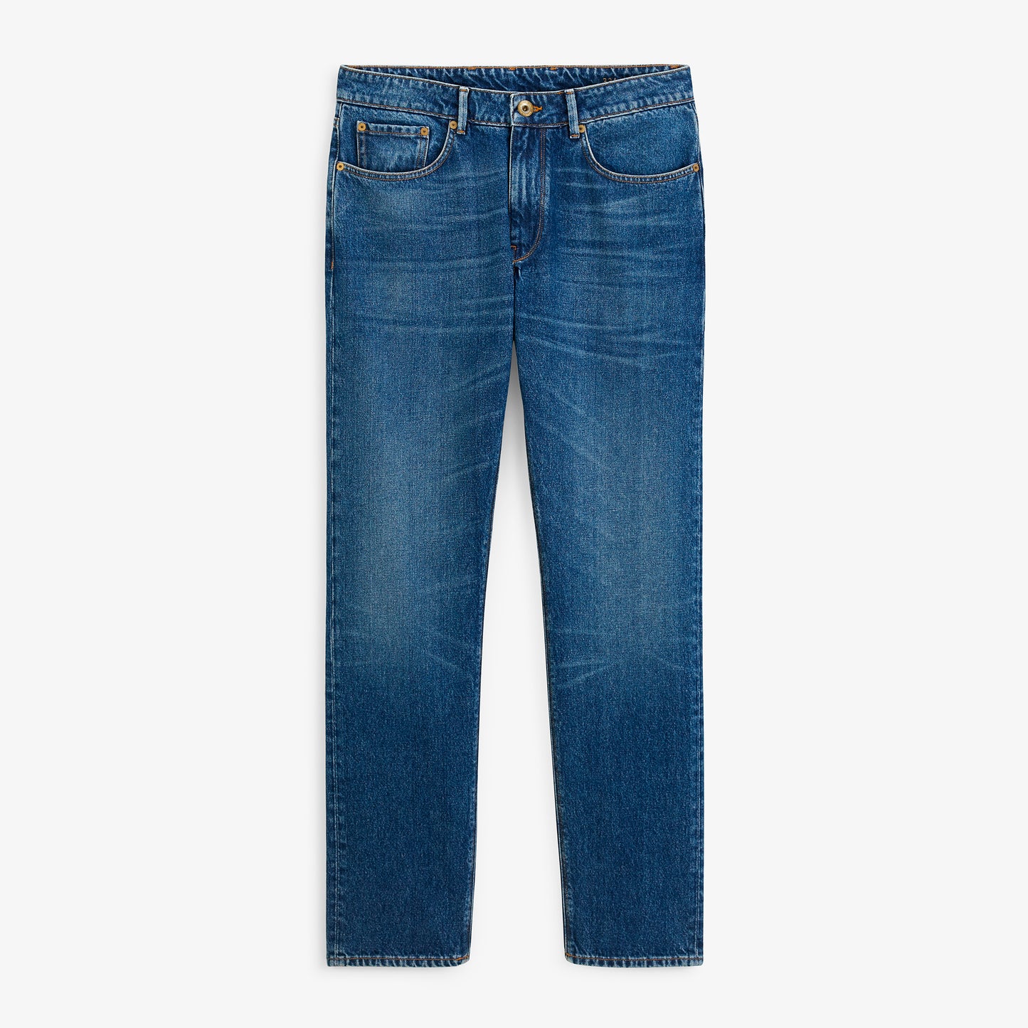 Jean 331 tapered en coton bleu stone délavé