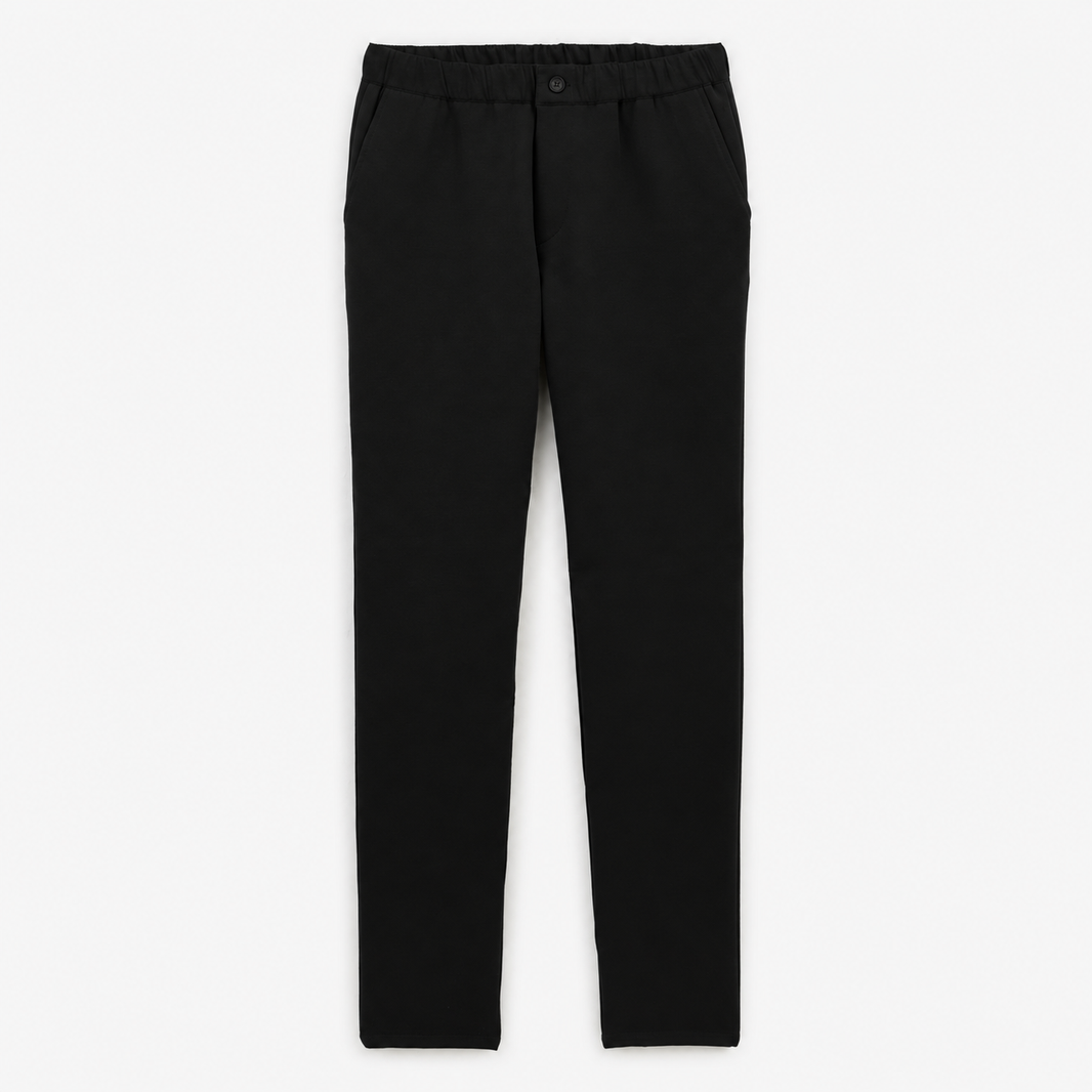 Pantalon chino 549 stretch à taille élastiquée noir