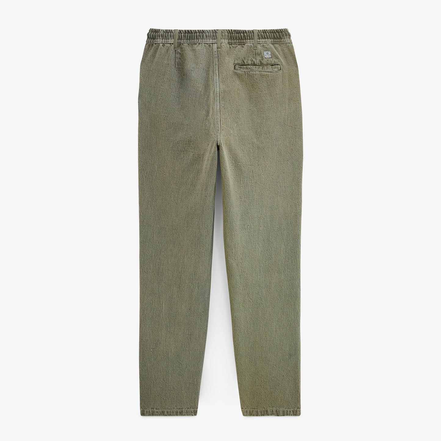 Pantalon 549 en coton twill texturé à taille élastiquée vert militaire SBPLAY