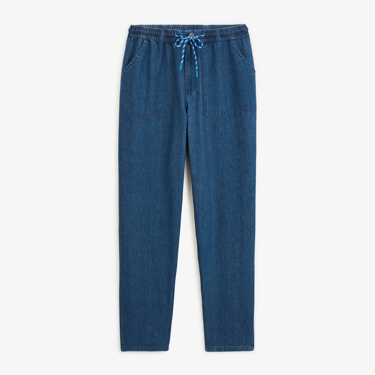 Pantalon 551 en coton à taille élastiquée bleu PLAY