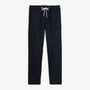 Pantalon 558 en denim stretch à taille élastiquée bleu brut