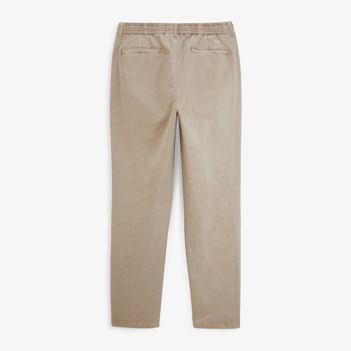 Pantalon 558 en coton stretch à taille élastiquée beige cachemire SBPLAY
