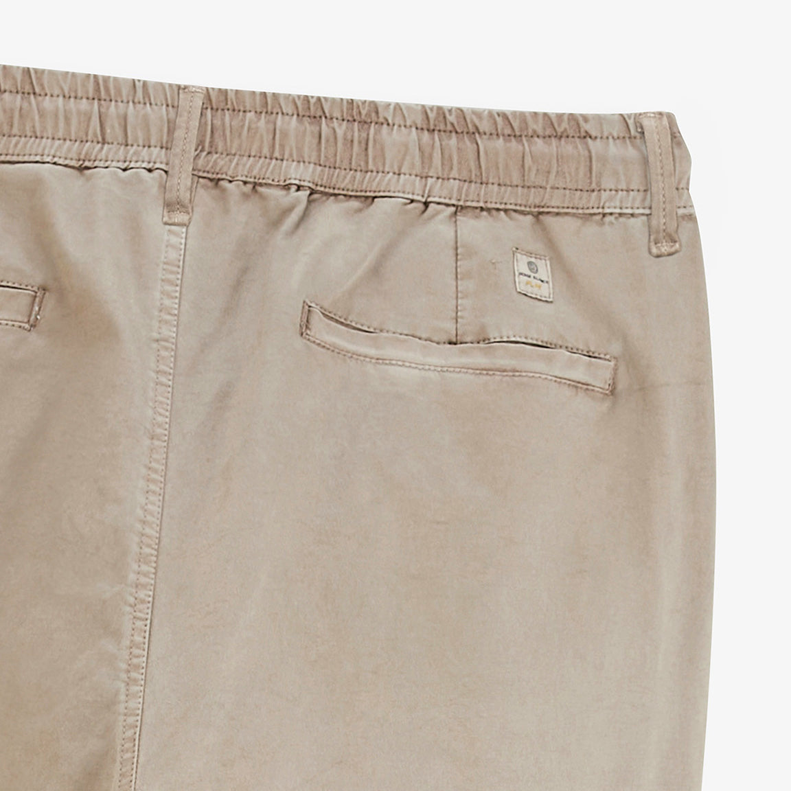 Pantalon 558 en coton stretch à taille élastiquée beige cachemire SBPLAY