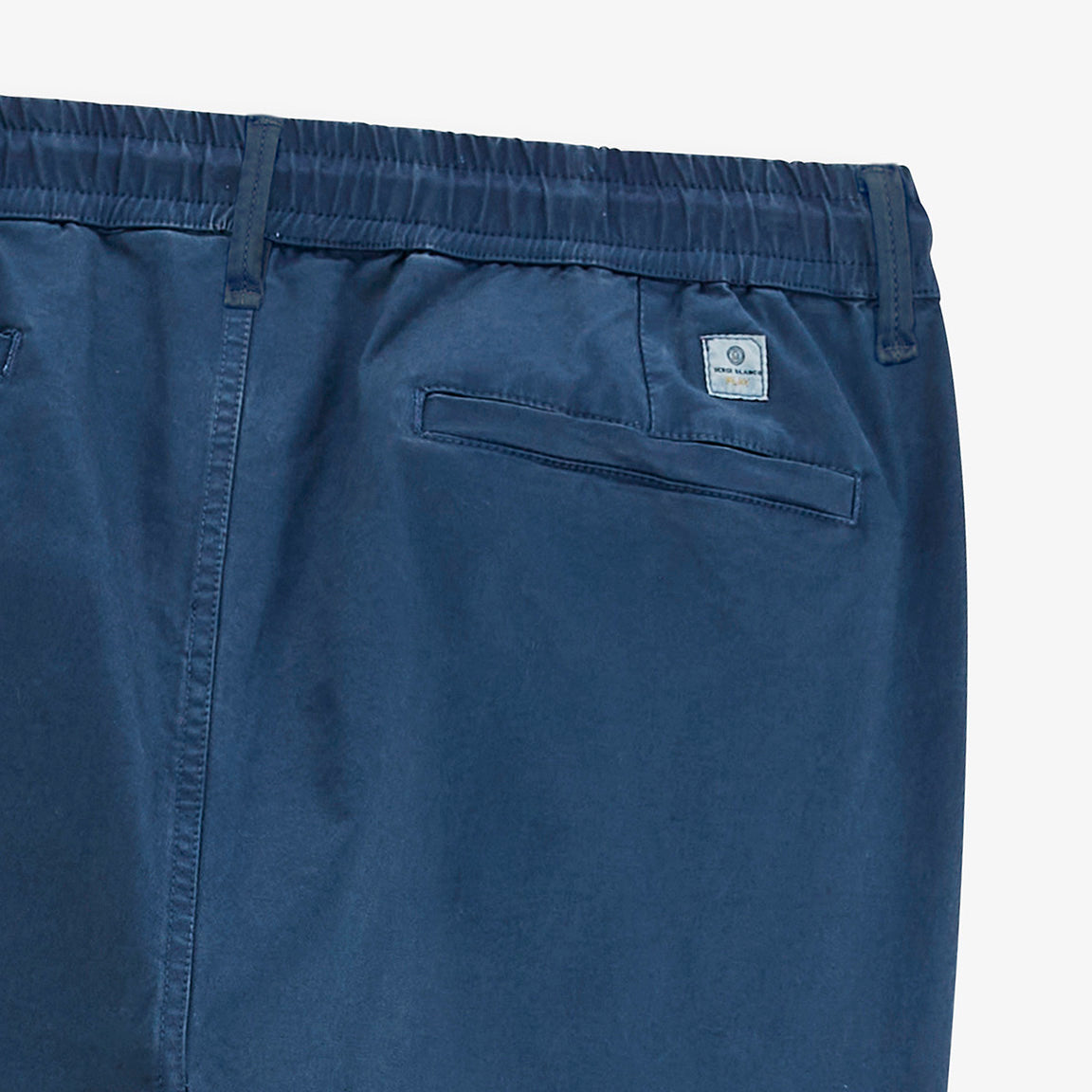 Pantalon 558 en coton stretch à taille élastiquée bleu SBPLAY