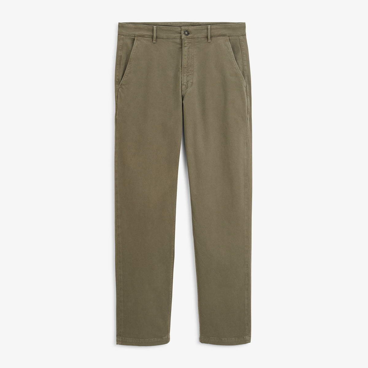 Chino 751 en coton stretch coupe droite vert militaire SBPLAY