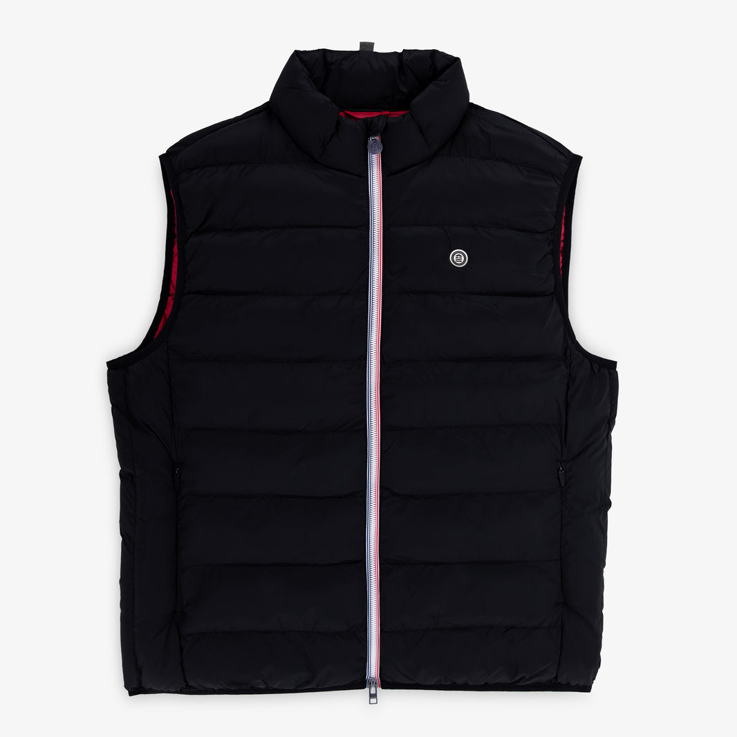 Doudoune sans manches homme col montant noir PIUMINO
