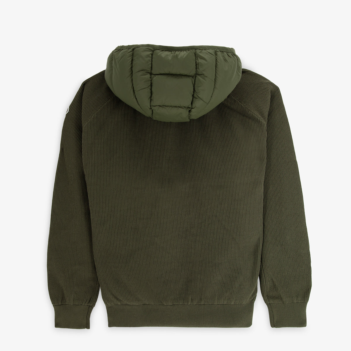Parka Gaspard à capuche et devant matelassé kaki
