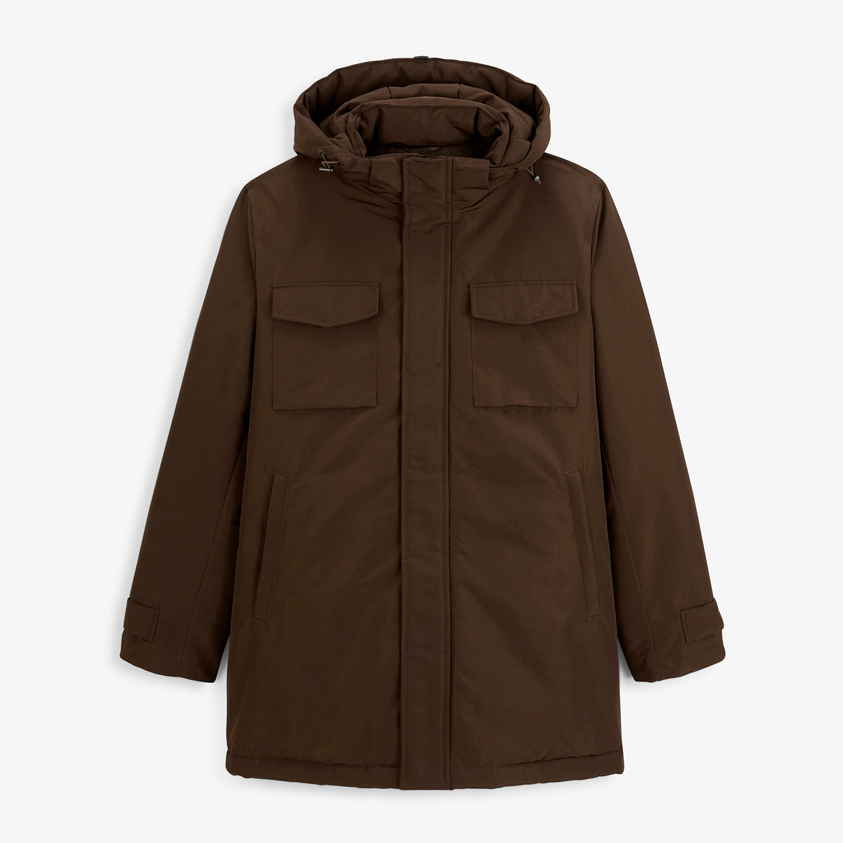 Parka Laurent marron brownie