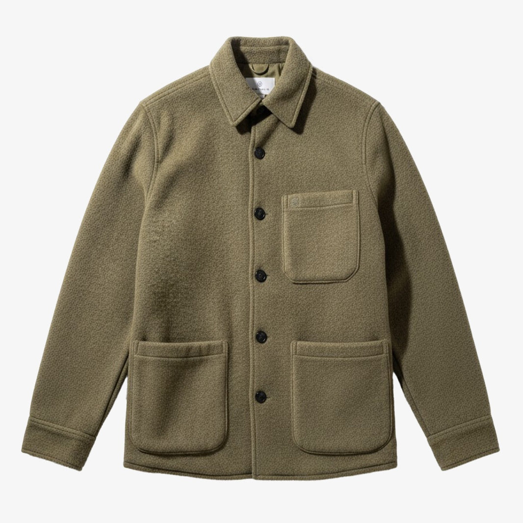 Worker-Jacke mit Wollfutter in Thymiangrün von Trap