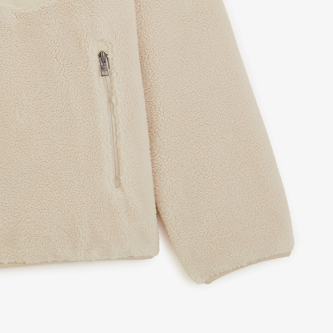 Veste polaire sherpa blanc ivoire Toronto SBPLAY