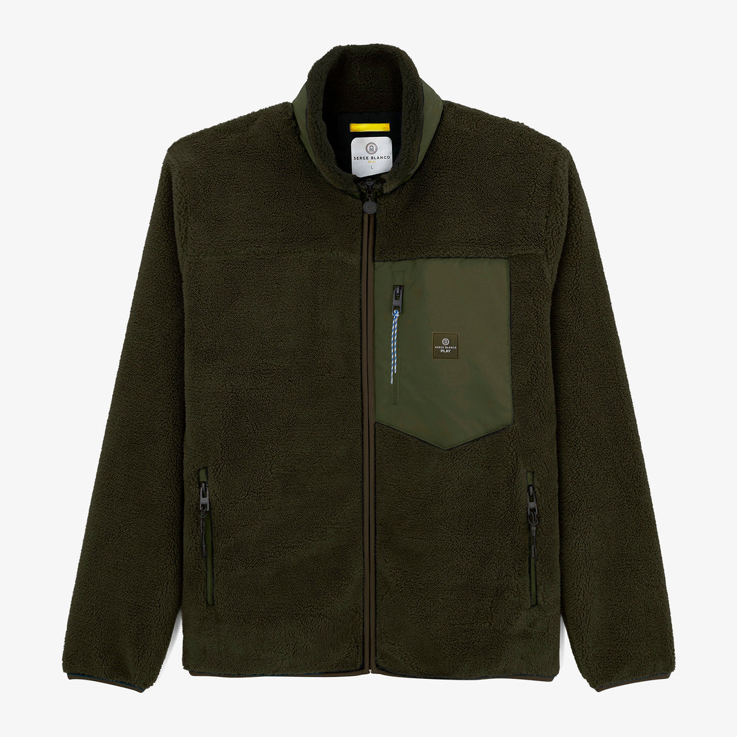 Veste polaire vert militaire Toronto SBPLAY